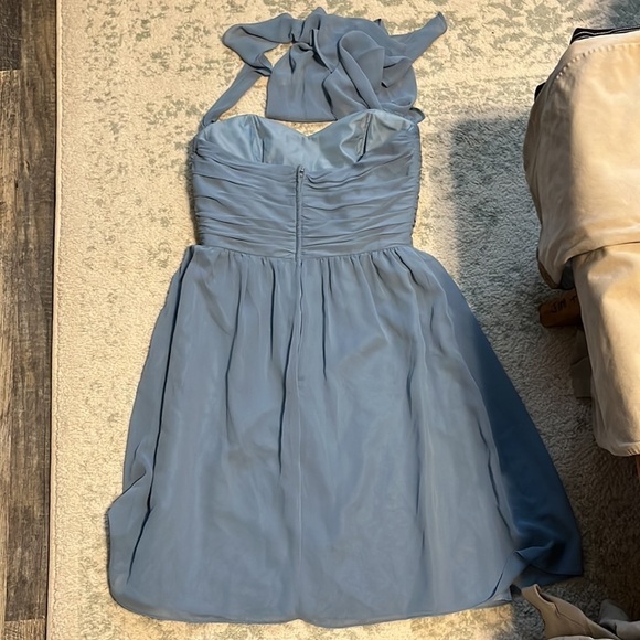 Alfred Angelo 7236 Halter Bridesmaid Dress Once Upon A Time Size 8 - Picture 8 of 10